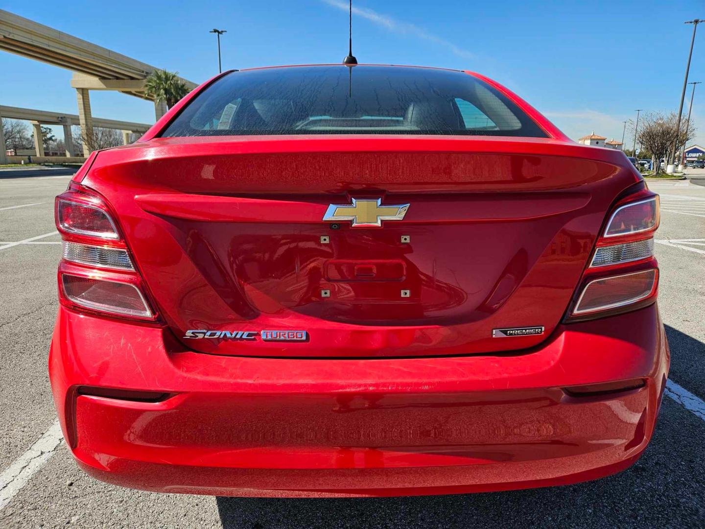 2017 Red Chevrolet Sonic (1G1JF5SB7H4) , located at 5005 Telephone Rd., Houston, TX, 77087, (713) 641-0980, 29.690666, -95.298683 - Photo#3